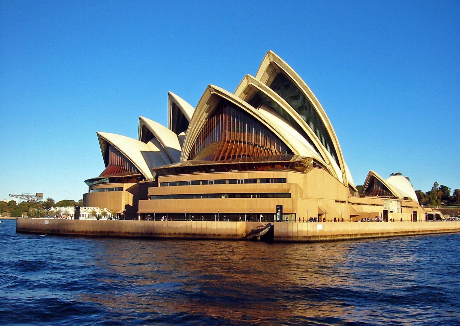 Sydney Opera House beside Sydney Harbour in Australia